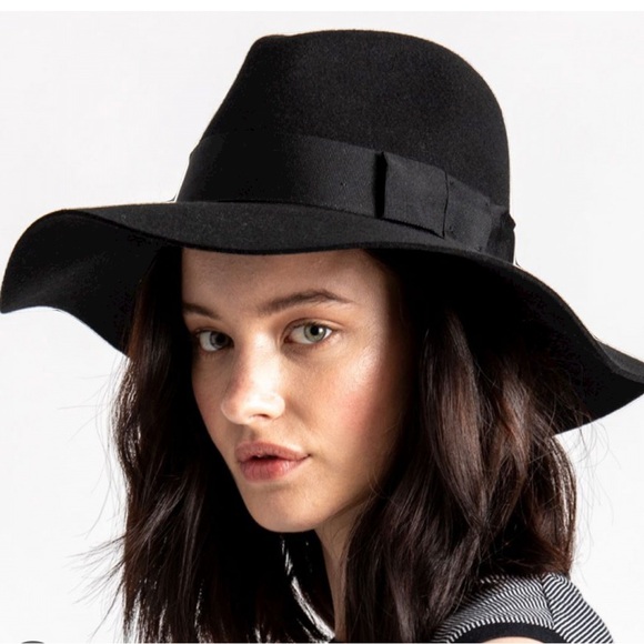 Brixton Accessories - Brixton Piper Wool Black Boho Hat